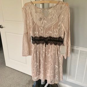 Brand new Zara Pink lace dress - with tags on
